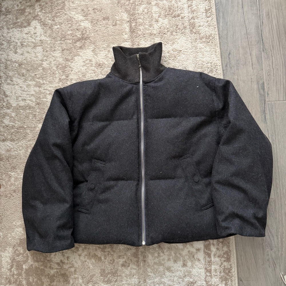 Toteme Black Puffer Jacket
